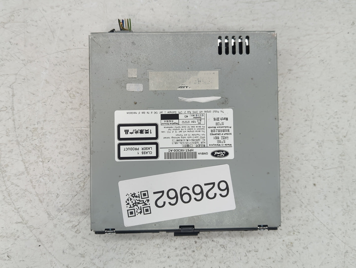 2017-2020 Lincoln Mkz Radio AM FM Cd Player Receiver Replacement P/N:KP5T-18D699-BB HP5T-18D699-AK Fits Fits 2017 2018 2019 