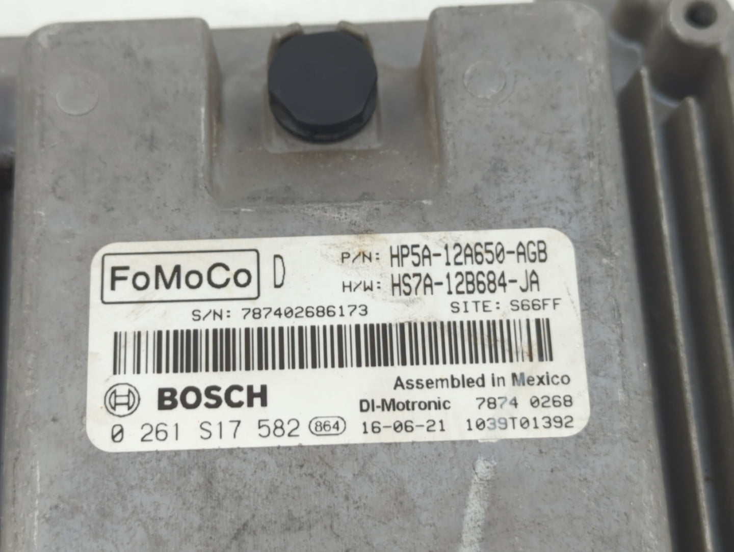 2017-2019 Lincoln Mkz PCM Engine Control Computer ECU ECM PCU OEM P/N:HS7A-12B684-JA HP5A-12A650-AGB Fits Fits 2017 2018 201