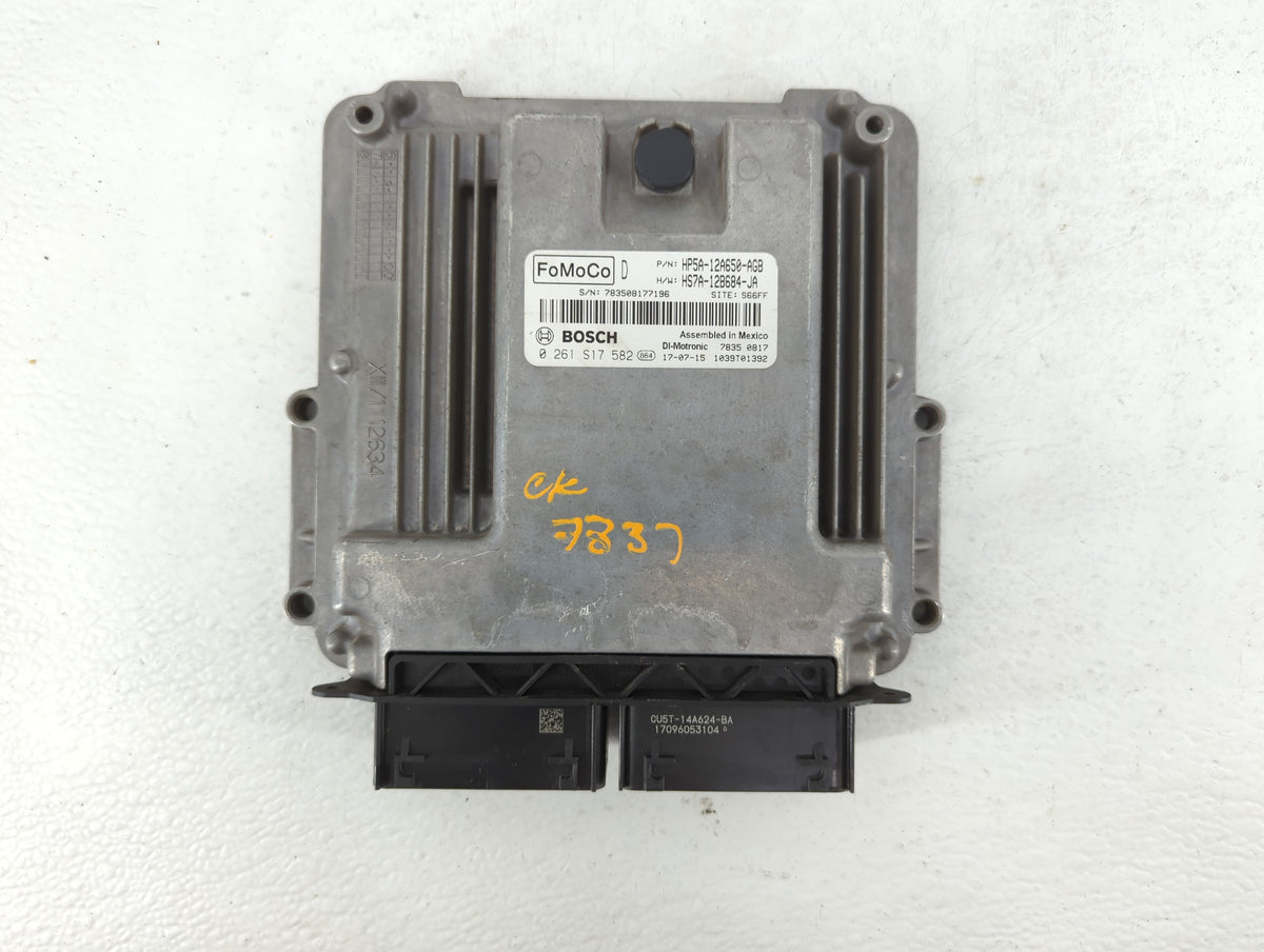 2017-2019 Lincoln Mkz PCM Engine Control Computer ECU ECM PCU OEM P/N:HS7A-12B684-JA HP5A-12A650-AGB Fits 2017 2018 2019 202