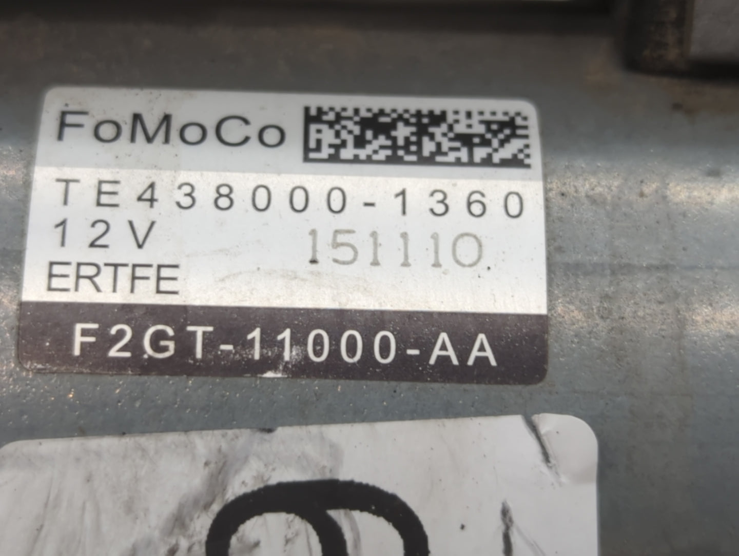 2017-2020 Lincoln Mkz Car Starter Motor Solenoid OEM P/N:F2GT-11000-AA Fits Fits 2015 2016 2017 2018 2019 2020 OEM Used Auto