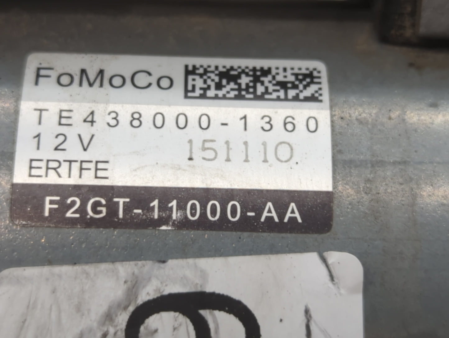 2017-2020 Lincoln Mkz Car Starter Motor Solenoid OEM P/N:F2GT-11000-AA Fits Fits 2015 2016 2017 2018 2019 2020 OEM Used Auto