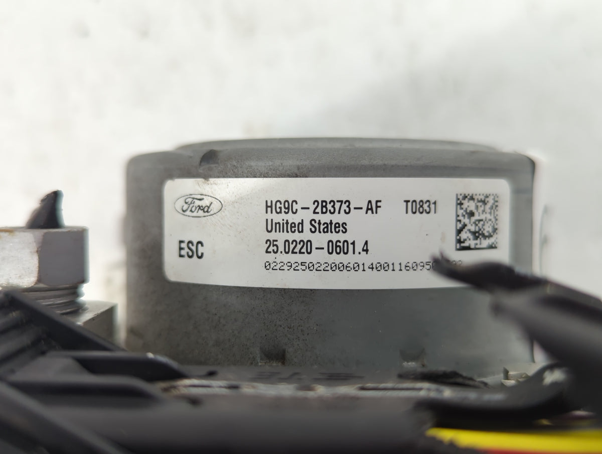 2017-2018 Lincoln Mkz Anti-Lock Brake ABS Pump Module Actuator OEM P/N:HG9C-2B373-AF Fits Fits 2017 2018 OEM Used Auto Parts