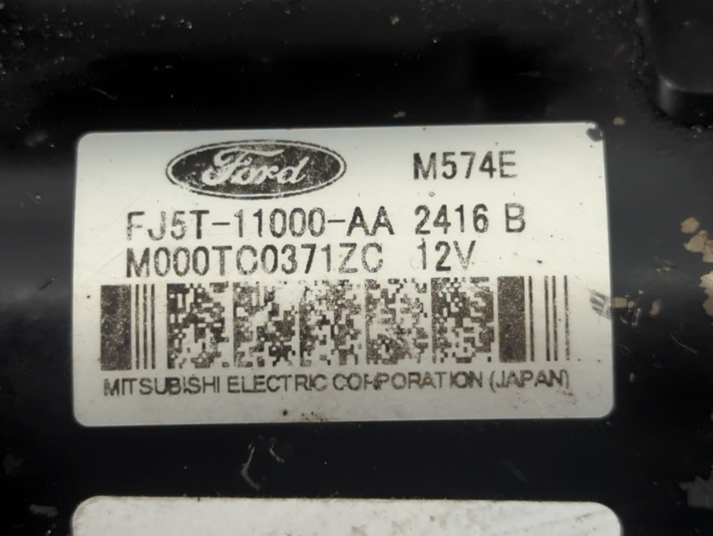 2013-2020 Lincoln Mkz Car Starter Motor Solenoid OEM P/N:M000TC0371ZC FJ5T-11000-AA Fits OEM Used Auto Parts - Oemusedautopa