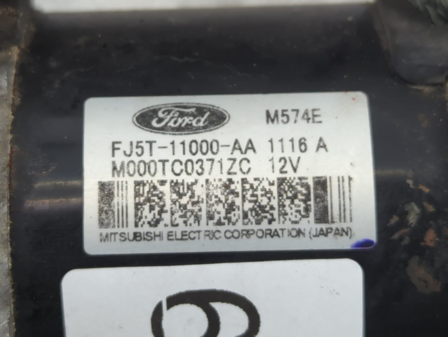 2013-2020 Lincoln Mkz Car Starter Motor Solenoid OEM P/N:M000TC0371ZC FJ5T-11000-AA Fits OEM Used Auto Parts - Oemusedautopa