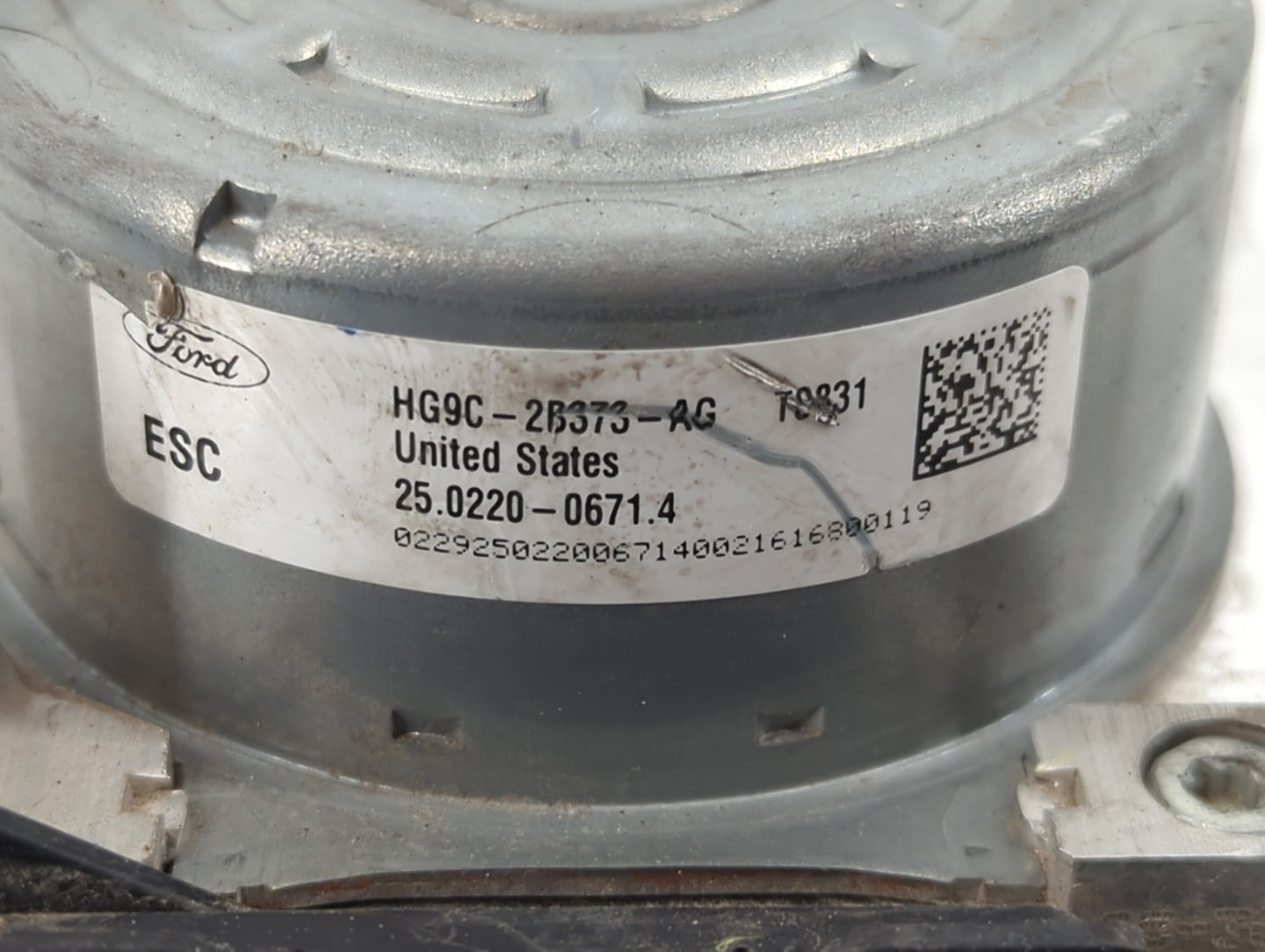 2017-2018 Lincoln Mkz ABS Pump Control Module Replacement P/N:HG9C-2B373-AG Fits Fits 2017 2018 OEM Used Auto Parts - Oemuse