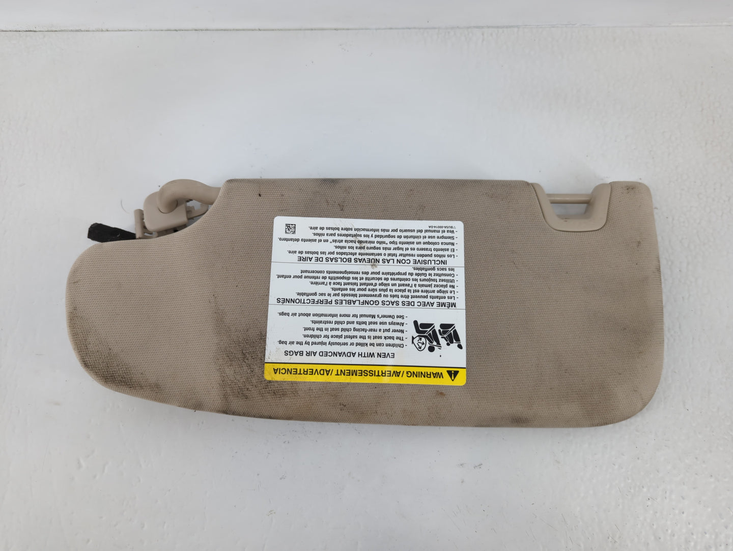 2015-2017 Lincoln Mkz Sun Visor Shade Replacement Passenger Right Mirror Fits Fits 2015 2016 2017 OEM Used Auto Parts - Oemu