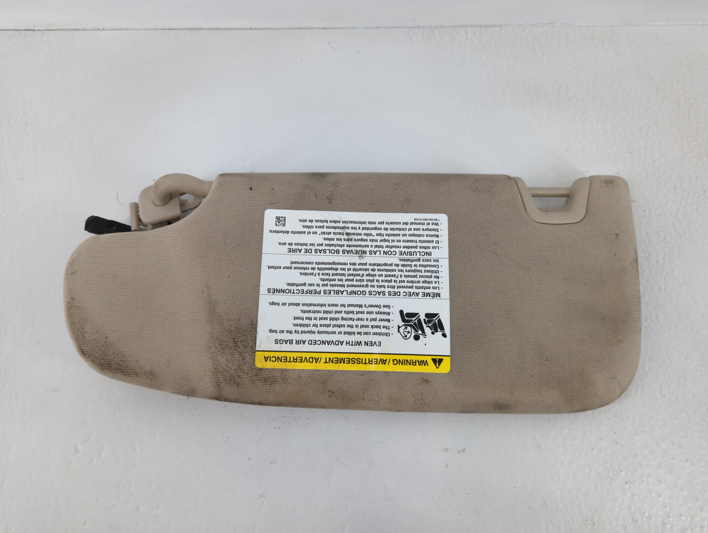 2015-2017 Lincoln Mkz Sun Visor Shade Replacement Passenger Right Mirror Fits Fits 2015 2016 2017 OEM Used Auto Parts - Oemu