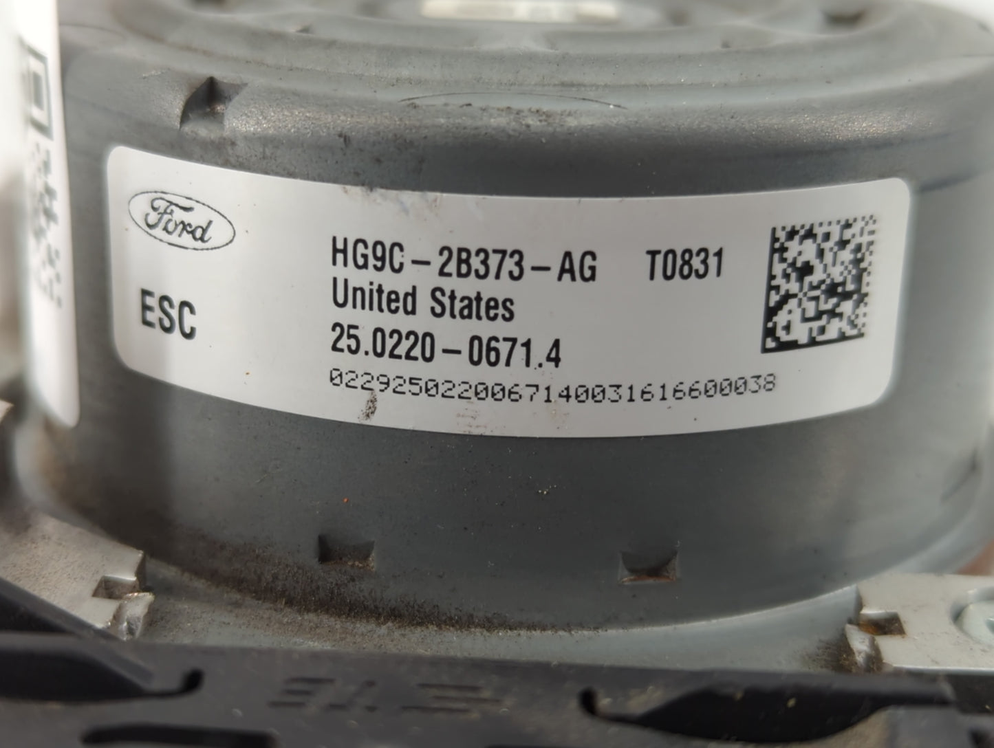 2017-2018 Lincoln Mkz ABS Pump Control Module Replacement P/N:HG9C-2B373-AG Fits Fits 2017 2018 OEM Used Auto Parts - Oemuse