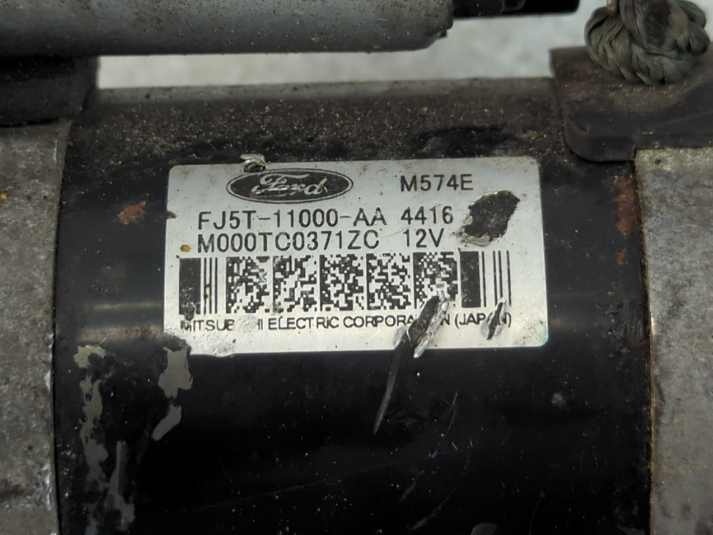 2013-2020 Lincoln Mkz Car Starter Motor Solenoid OEM P/N:M000TC0371ZC FJ5T-11000-AA Fits OEM Used Auto Parts - Oemusedautopa