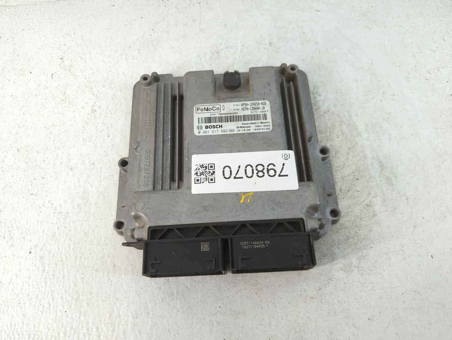 2017-2019 Lincoln Mkz PCM Engine Control Computer ECU ECM PCU OEM P/N:0 261 S17 582 HP5A-12A650-AGB Fits Fits 2017 2018 2019