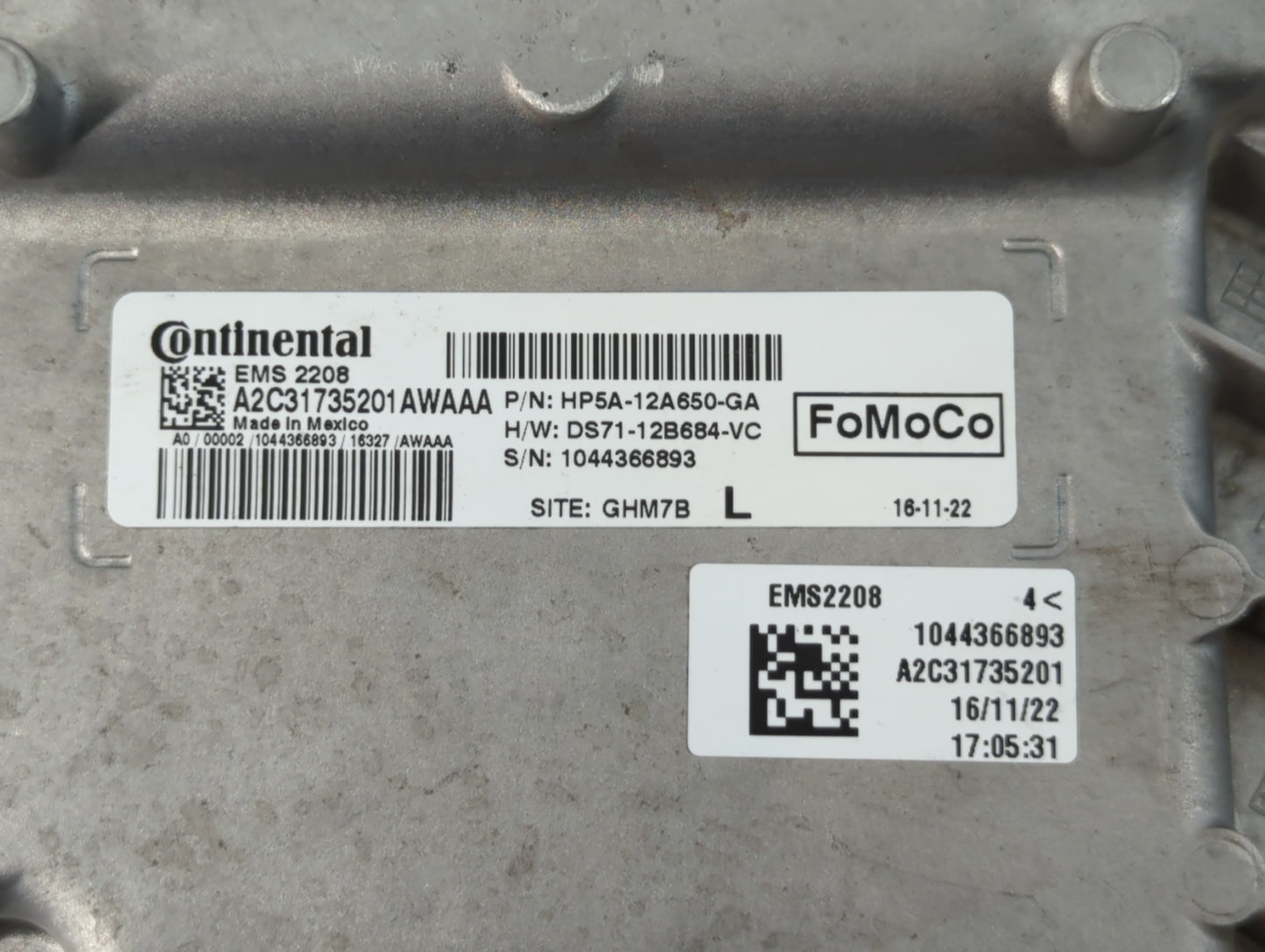 2016-2020 Lincoln Mkz PCM Engine Control Computer ECU ECM PCU OEM P/N:A2C31735201 HP5A-12A650-GA Fits OEM Used Auto Parts - 