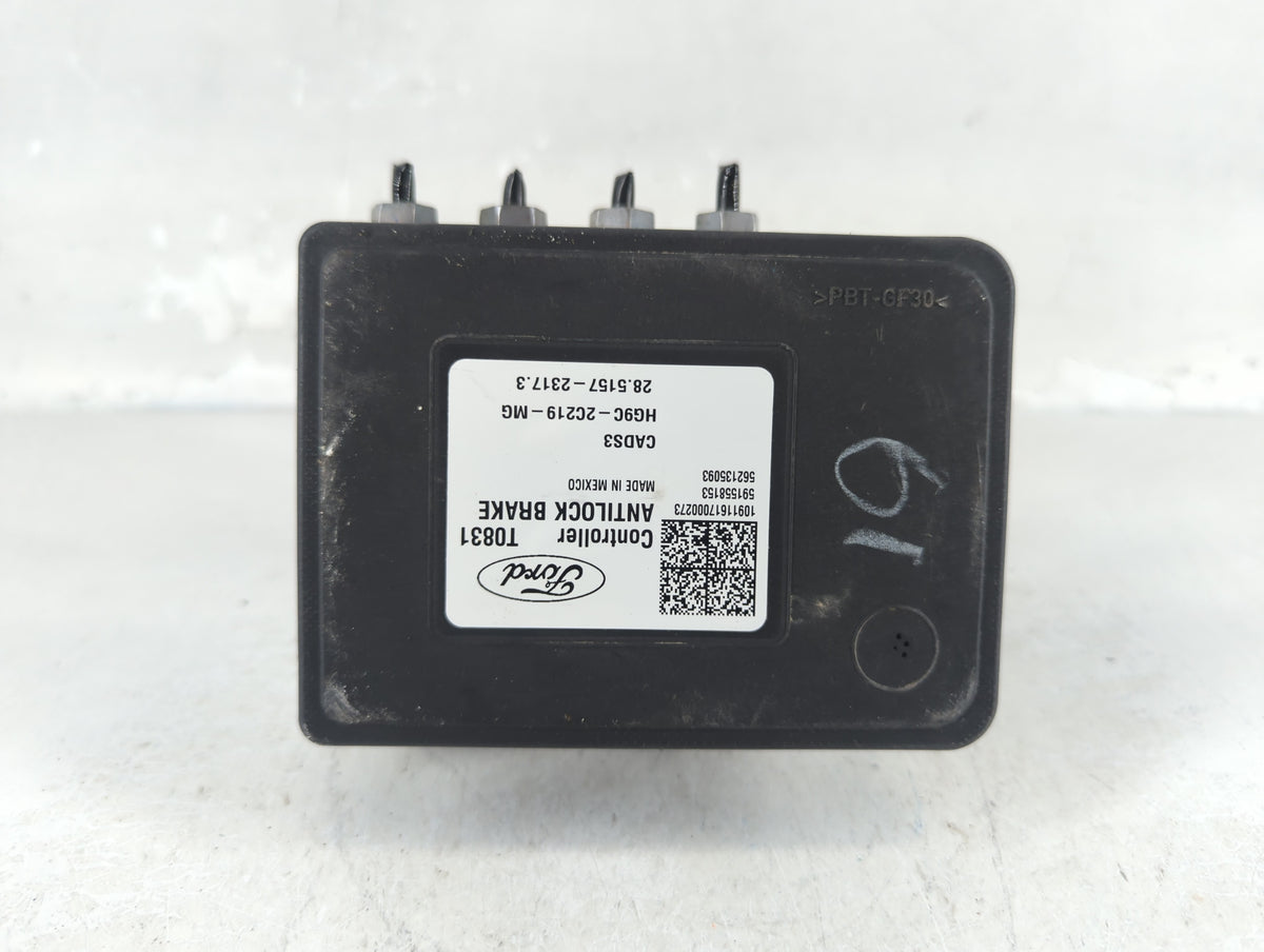 2017-2018 Lincoln Mkz Anti-Lock Brake ABS Pump Module Actuator OEM P/N:HG9C-2B373-CG Fits Fits 2017 2018 OEM Used Auto Parts