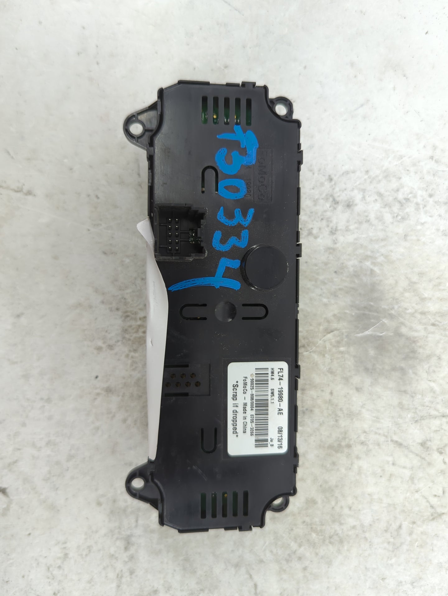 2016-2017 Lincoln Navigator Climate Control Module Temperature AC/Heater Replacement P/N:FL74-19980-AE Fits Fits 2016 2017 O