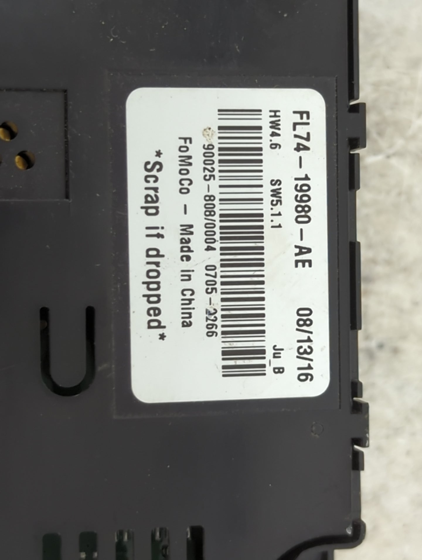 2016-2017 Lincoln Navigator Climate Control Module Temperature AC/Heater Replacement P/N:FL74-19980-AE Fits Fits 2016 2017 O