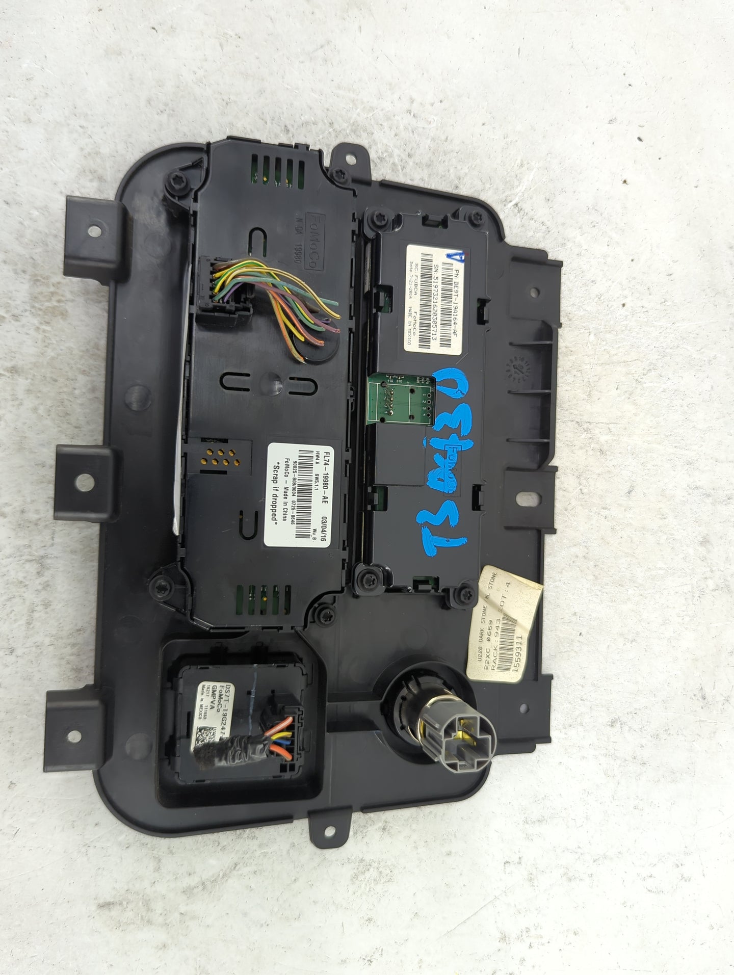 2016-2017 Lincoln Navigator Climate Control Module Temperature AC/Heater Replacement P/N:FL74-19980-AE DS7T-19E624-CA Fits O