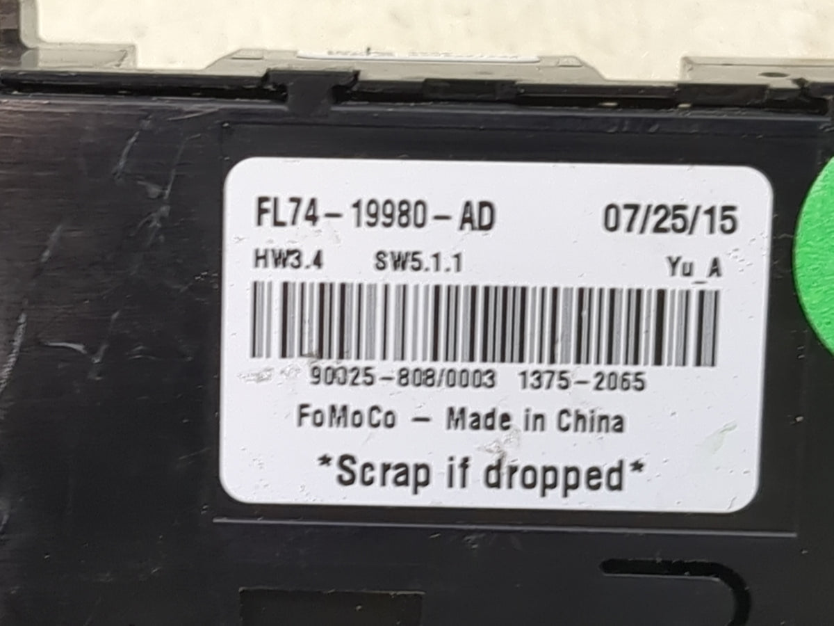 2015-2016 Lincoln Navigator Climate Control Module Temperature AC/Heater Replacement P/N:FL74-19980-AD Fits Fits 2015 2016 O