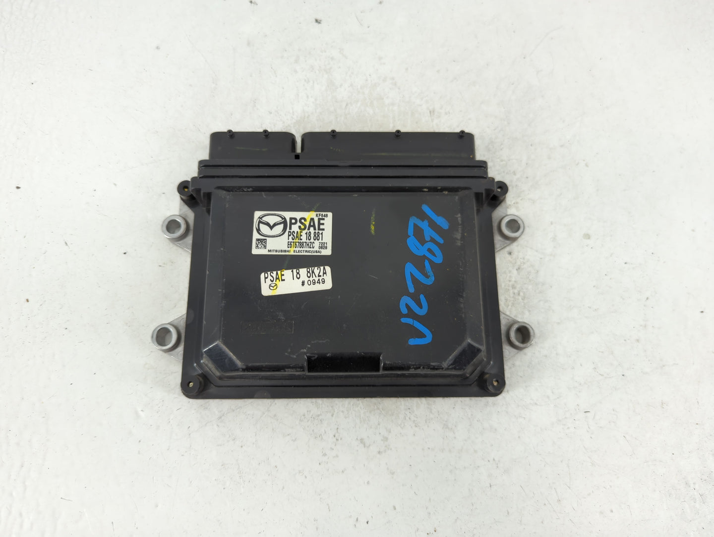 2017 Mazda 3 PCM Engine Control Computer ECU ECM PCU OEM P/N:PSAE 18 881 PSAE 18 8K2A Fits OEM Used Auto Parts - Oemusedauto