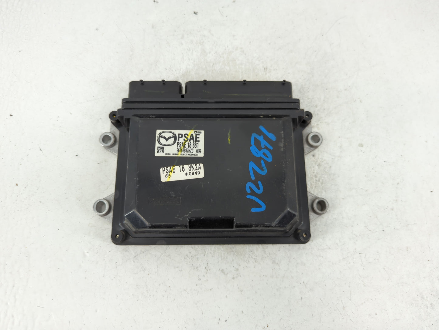 2017 Mazda 3 PCM Engine Control Computer ECU ECM PCU OEM P/N:PSAE 18 881 PSAE 18 8K2A Fits OEM Used Auto Parts - Oemusedauto