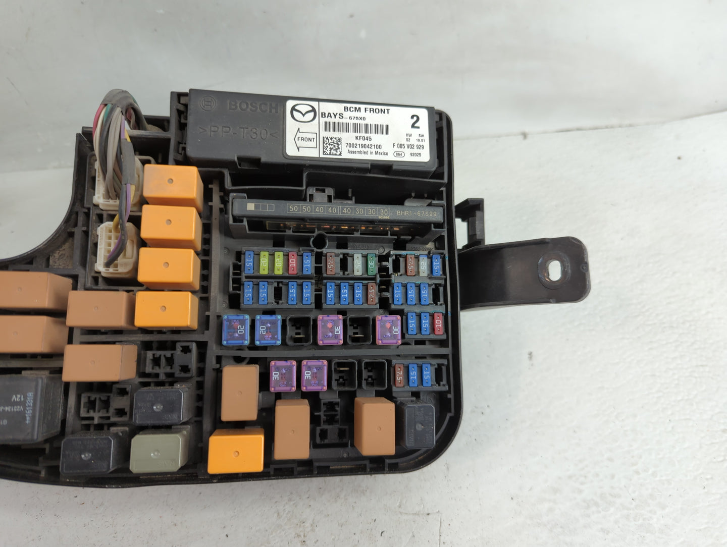 2017 Mazda 3 Fusebox Fuse Box Panel Relay Module Fits OEM Used Auto Parts - Oemusedautoparts1.com