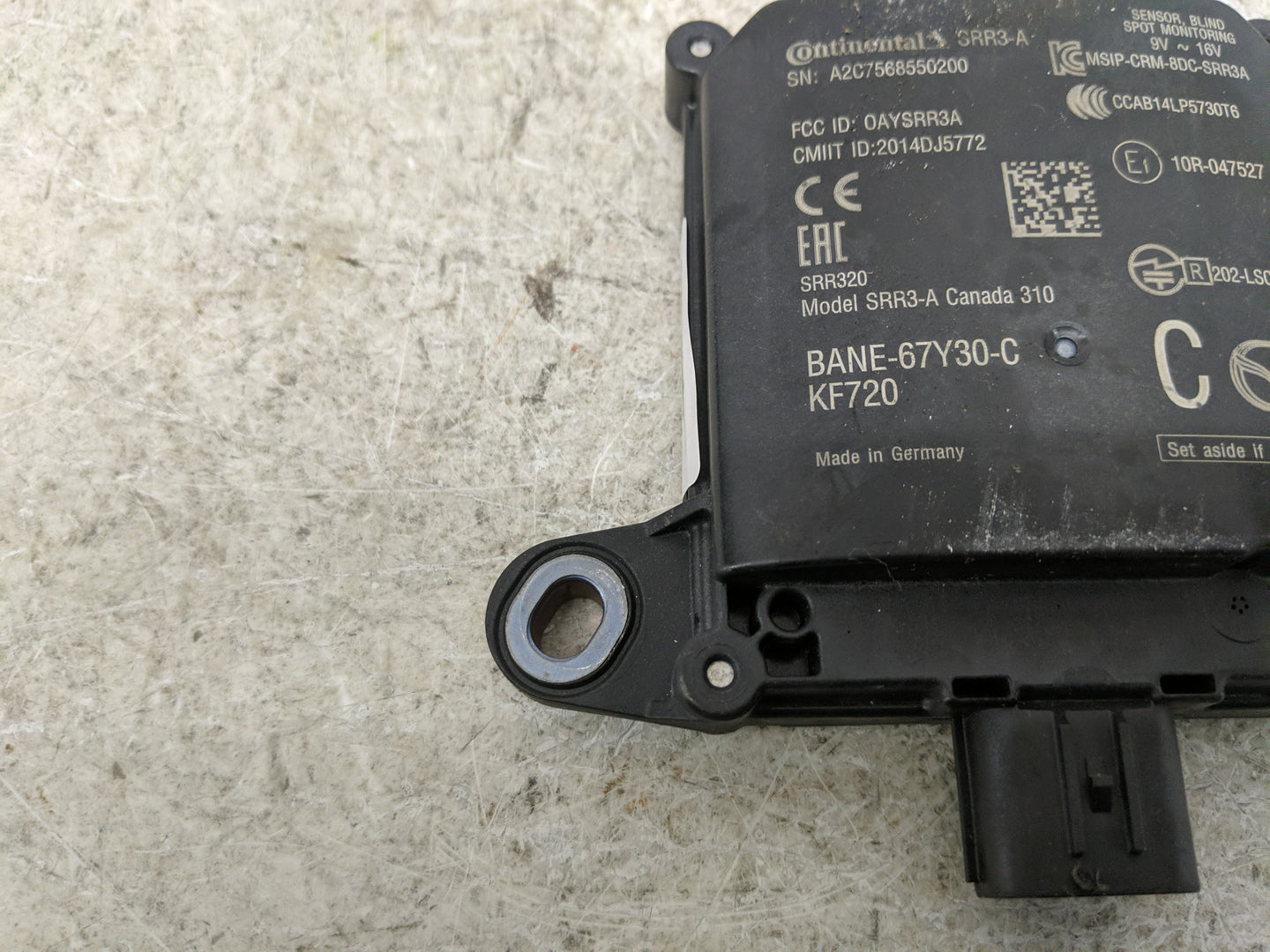 2017 Mazda 3 Driver Assist Control Module - Oemusedautoparts1.com