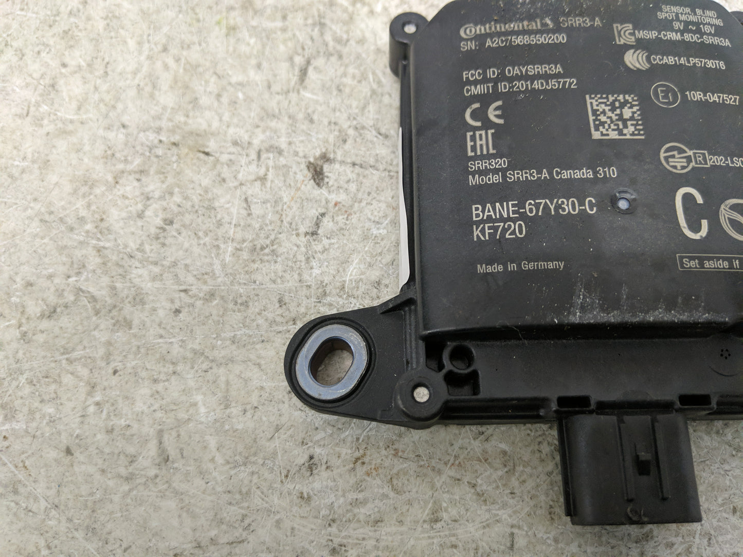 2017 Mazda 3 Driver Assist Control Module - Oemusedautoparts1.com