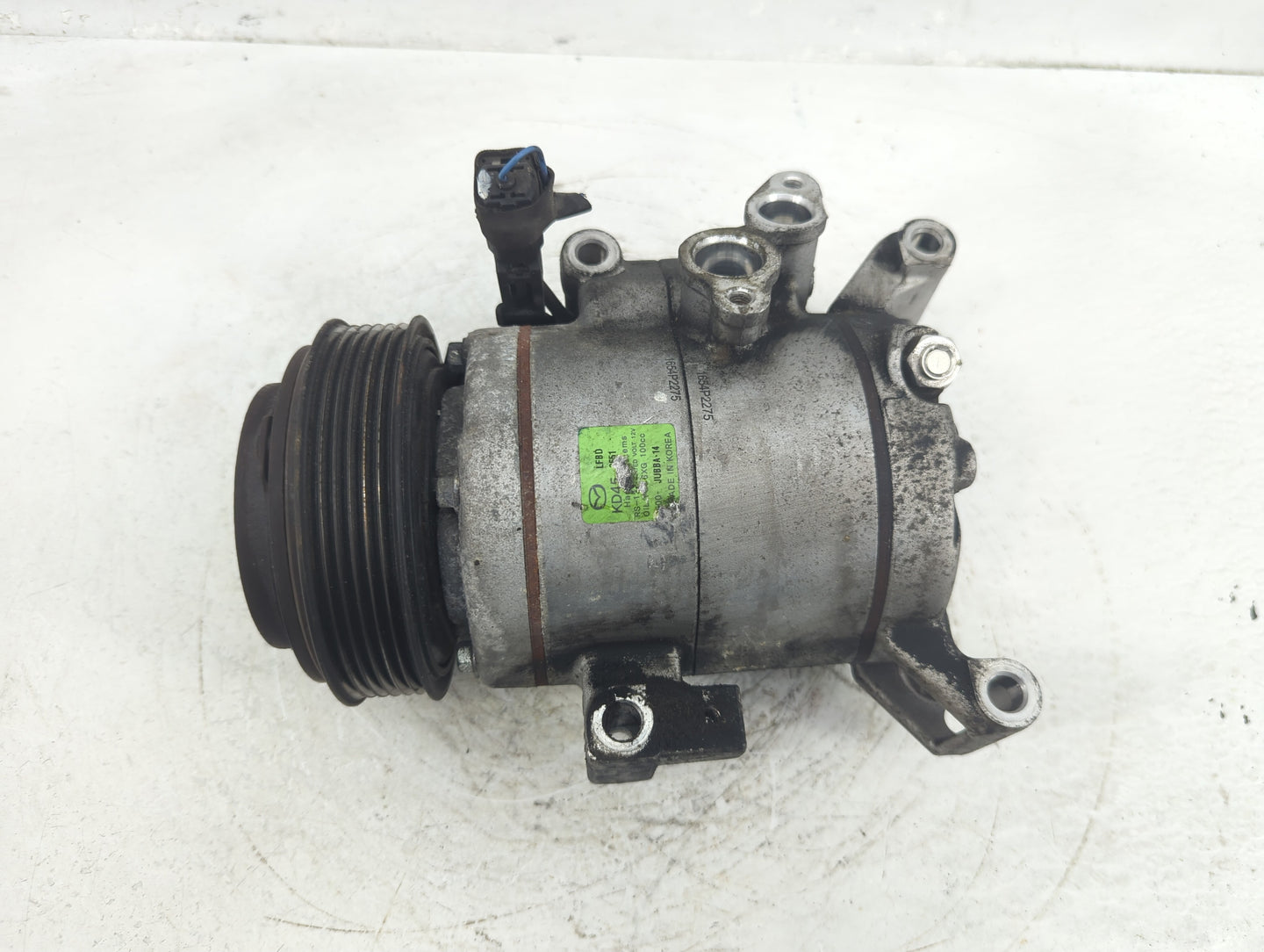 2014-2018 Mazda 3 Air Conditioning A/c Ac Compressor Oem - Oemusedautoparts1.com