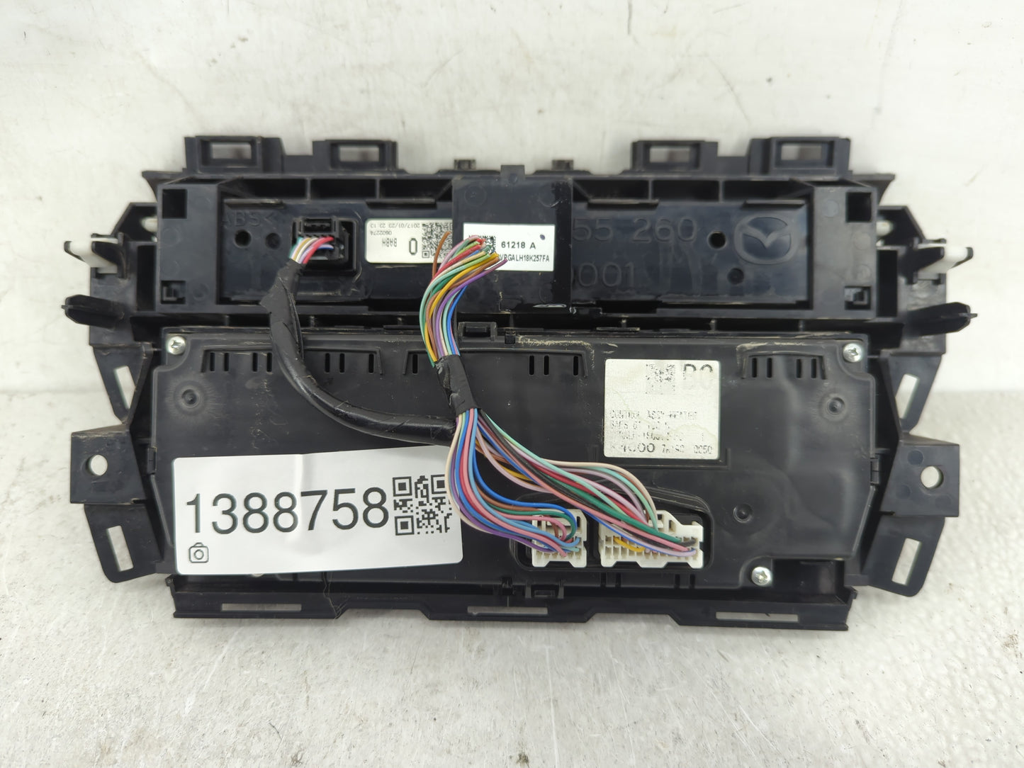 2017-2018 Mazda 3 Climate Control Module Temperature AC/Heater Replacement Fits Fits 2017 2018 OEM Used Auto Parts - Oemused
