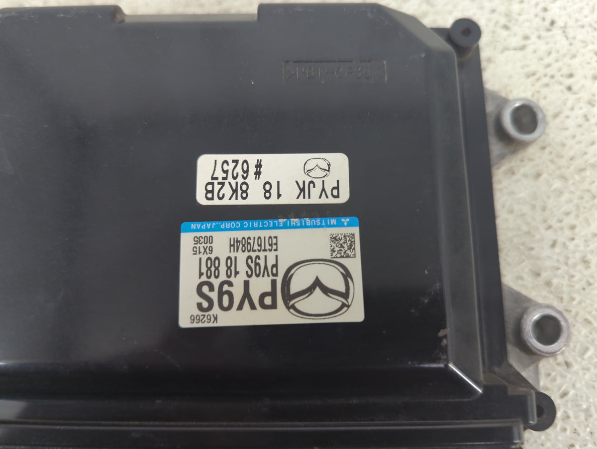 2017-2018 Mazda 3 PCM Engine Control Computer ECU ECM PCU OEM P/N:PYJK 18 8K2B PY9S 18 881, E6T67984H Fits Fits 2016 2017 20