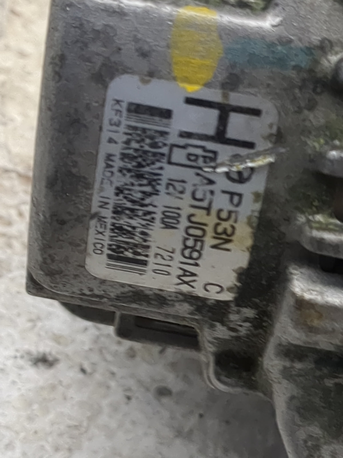 2014-2017 Mazda 3 Alternator Replacement Generator Charging Assembly Engine OEM P/N:A5TJ0591AX P53N Fits OEM Used Auto Parts