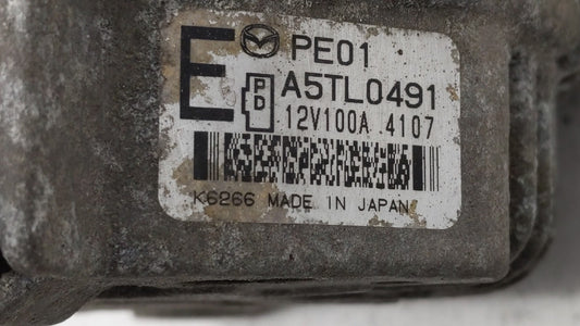 2014 Mazda 3 Alternator Replacement Generator Charging Assembly Engine OEM P/N:P53N A5T J0591 AX PEAR A5TL 0491ZC Fits Fits 2013 OEM Used Auto Parts