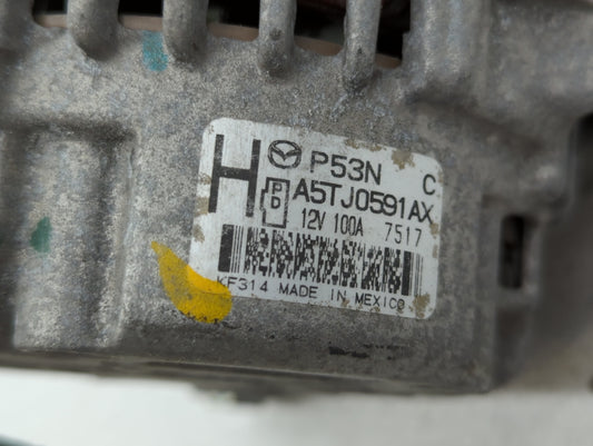 2014 Mazda 3 Alternator Replacement Generator Charging Assembly Engine OEM P/N:PEDD A5TL0491 P53N A5T J0591 AX Fits Fits 2013 OEM Used Auto Parts