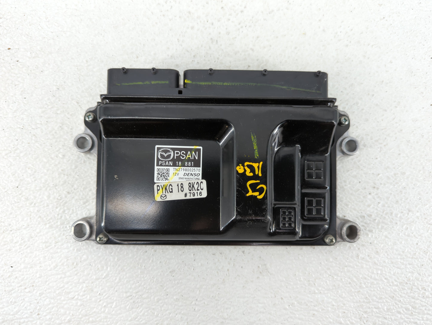 2018 Mazda 3 PCM Engine Control Computer ECU ECM PCU OEM P/N:PSAN 18 881 PY9S 18 881 Fits Fits 2017 OEM Used Auto Parts - Oe