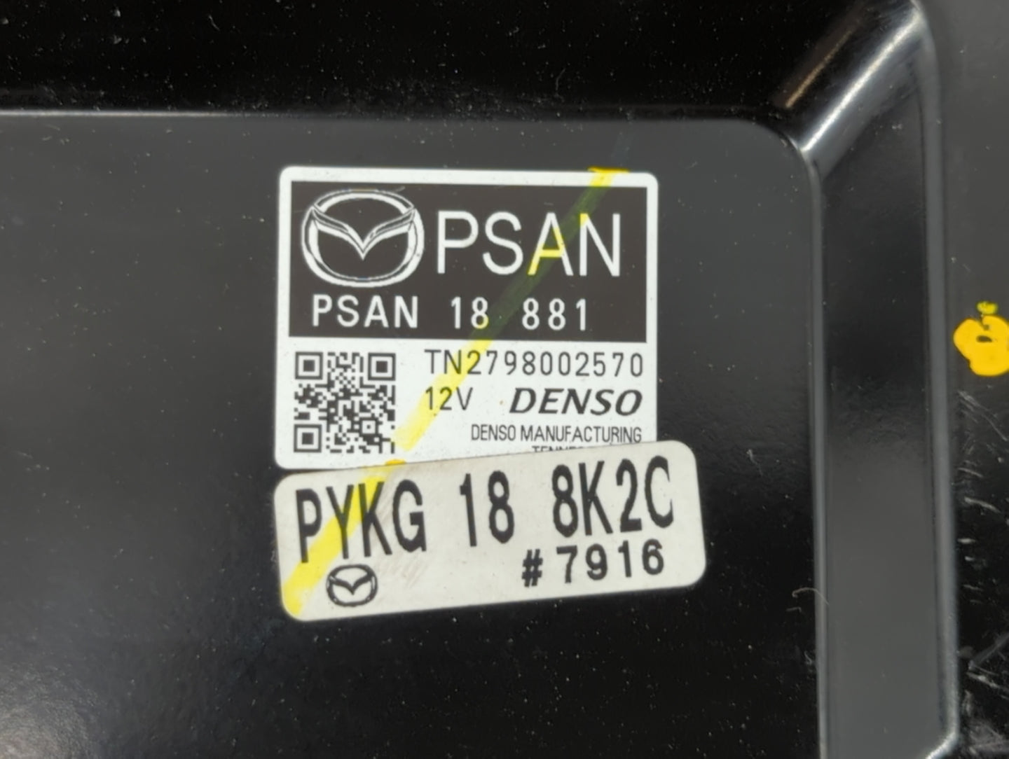 2018 Mazda 3 PCM Engine Control Computer ECU ECM PCU OEM P/N:PSAN 18 881 PY9S 18 881 Fits Fits 2017 OEM Used Auto Parts - Oe