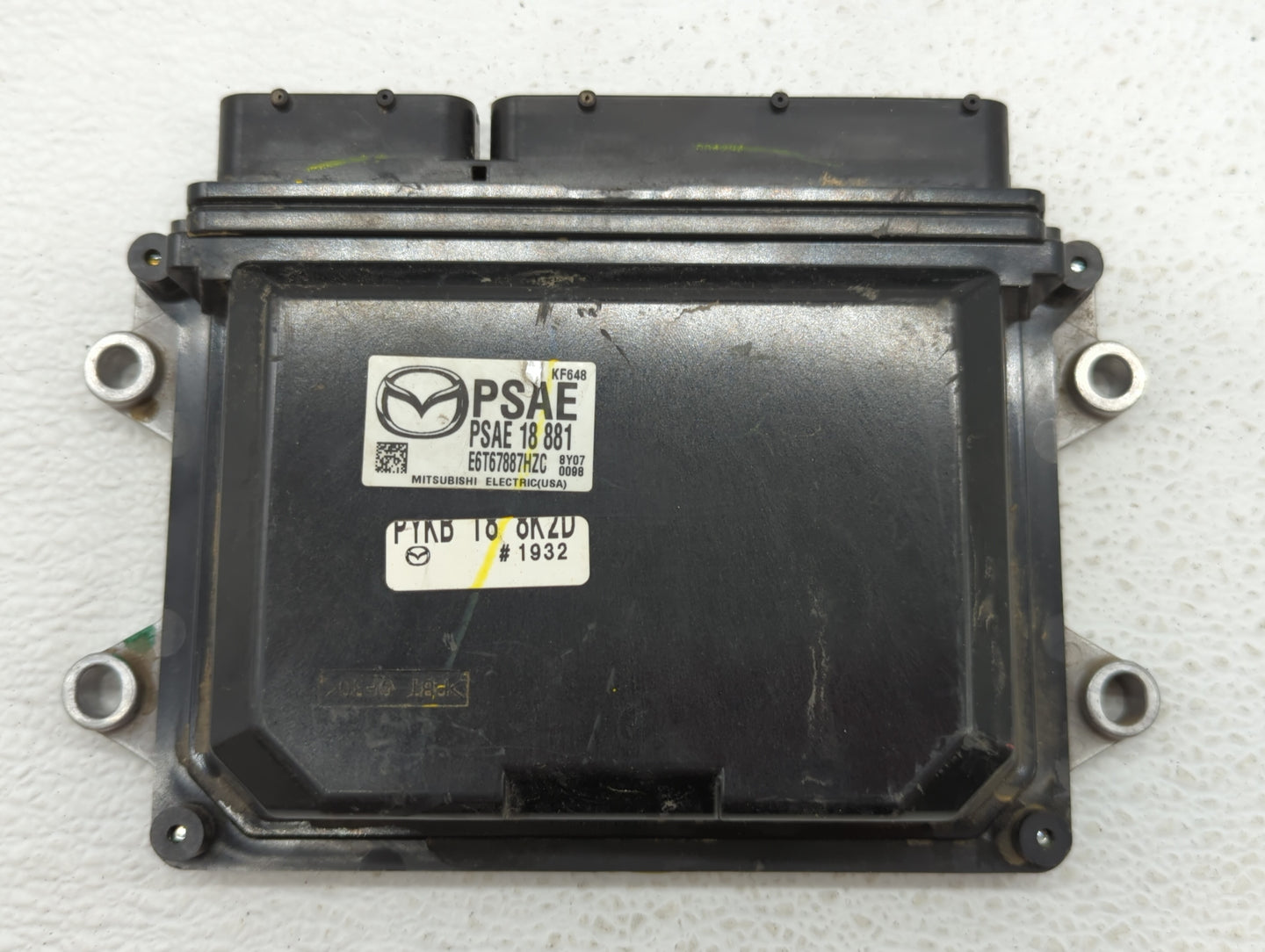2017-2018 Mazda 3 PCM Engine Control Computer ECU ECM PCU OEM P/N:PSAE 18 881 PY9W 18 881A, PY9W 18 881 Fits Fits 2016 2017 
