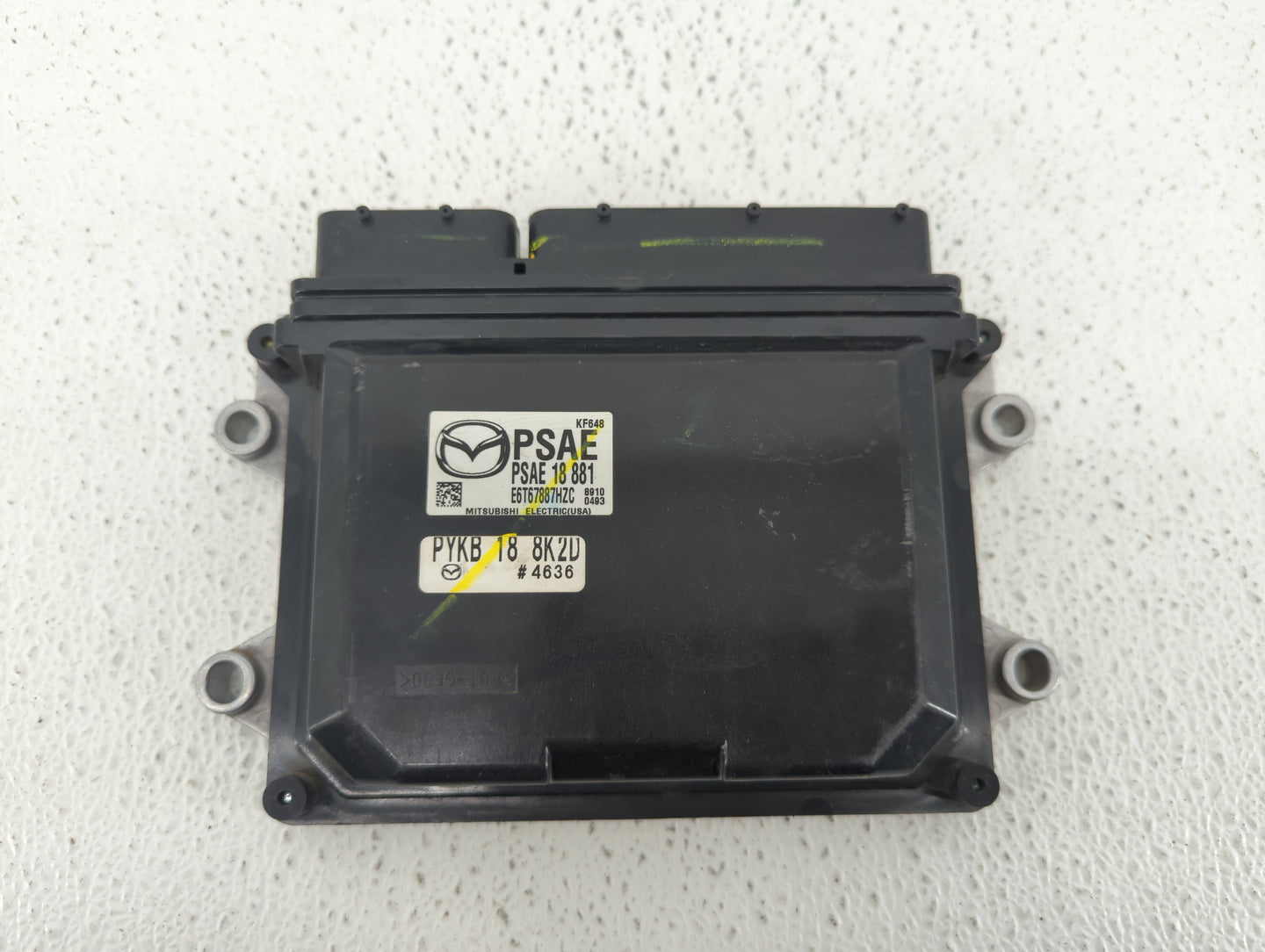 2017-2018 Mazda 3 PCM Engine Control Computer ECU ECM PCU OEM P/N:PSAE 18 881 PY9W 18 881A, PY9W 18 881 Fits Fits 2016 2017 
