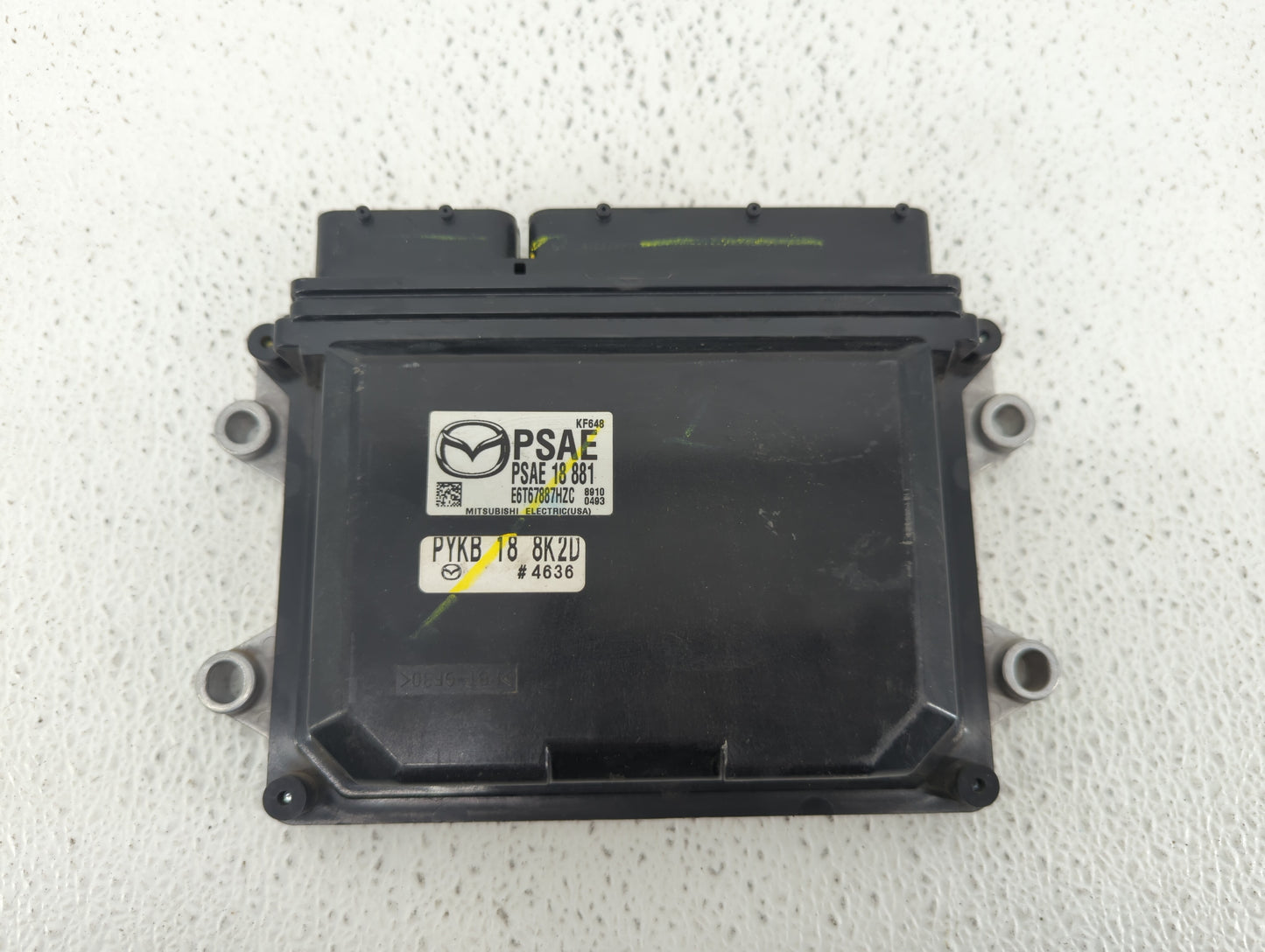 2017-2018 Mazda 3 PCM Engine Control Computer ECU ECM PCU OEM P/N:PSAE 18 881 PY9W 18 881A, PY9W 18 881 Fits Fits 2016 2017 