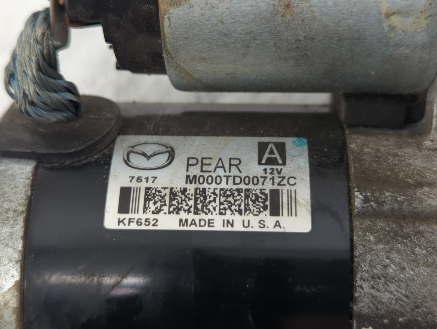 2012-2022 Mazda 3 Car Starter Motor Solenoid OEM P/N:M000TD0071ZC Fits Fits 2012 2013 2014 2015 2016 2017 2018 2019 2020 202