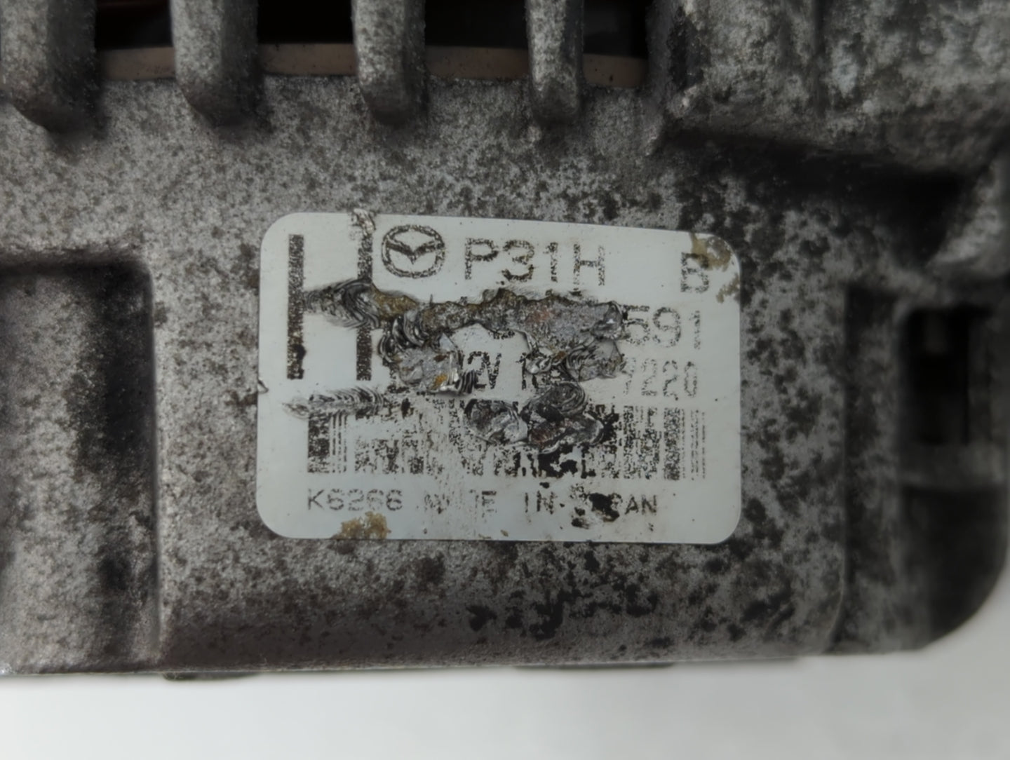 2014-2017 Mazda 3 Alternator Replacement Generator Charging Assembly Engine OEM Fits Fits 2013 2014 2015 2016 2017 OEM Used 