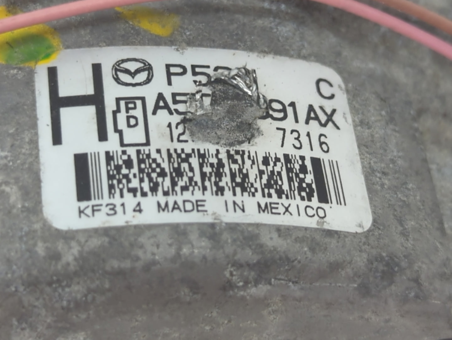 2014-2017 Mazda 3 Alternator Replacement Generator Charging Assembly Engine OEM Fits Fits 2013 2014 2015 2016 2017 OEM Used 