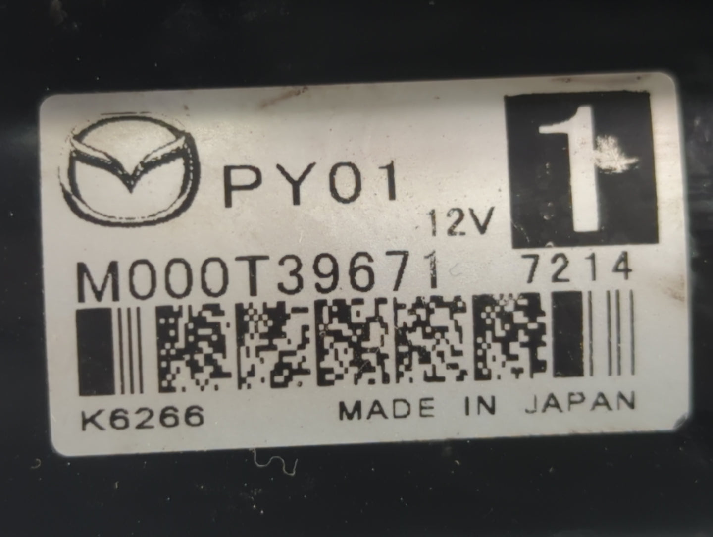 2014-2022 Mazda 3 Car Starter Motor Solenoid OEM P/N:M000T39671 Fits Fits 2014 2015 2016 2017 2018 2019 2020 2021 2022 OEM U