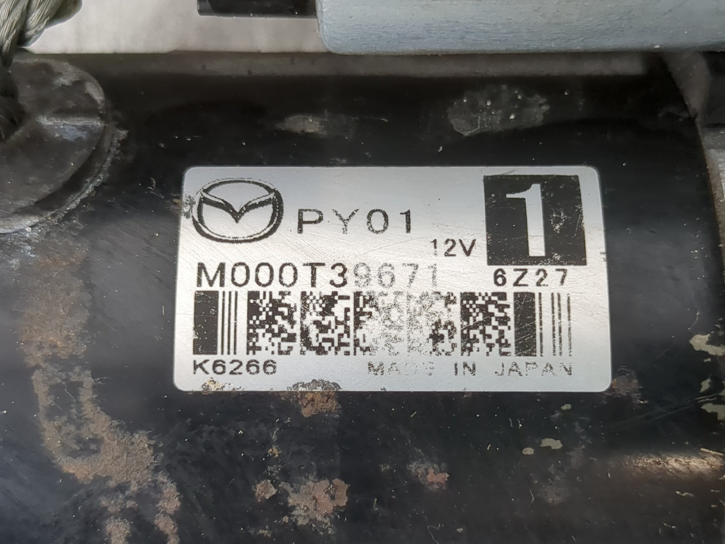 2014-2021 Mazda 6 Car Starter Motor Solenoid OEM P/N:M000T39671 Fits Fits 2014 2015 2016 2017 2018 2019 2020 2021 2022 OEM U