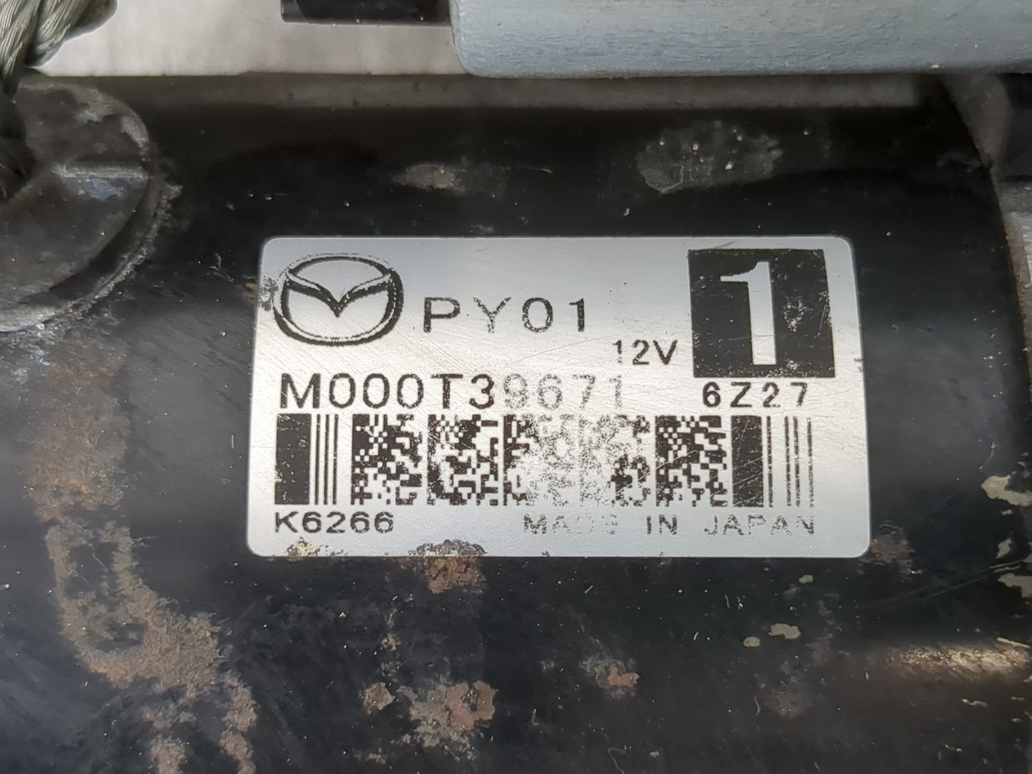 2014-2021 Mazda 6 Car Starter Motor Solenoid OEM P/N:M000T39671 Fits Fits 2014 2015 2016 2017 2018 2019 2020 2021 2022 OEM U