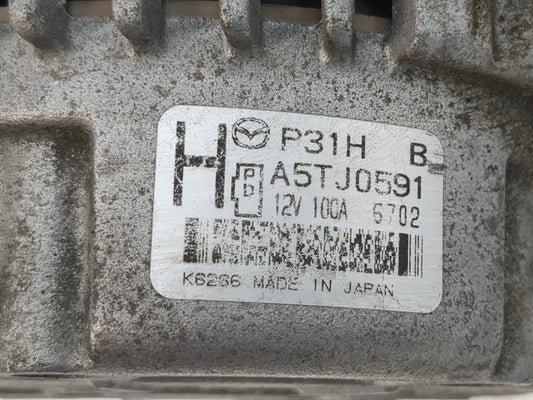 2017-2021 Mazda 6 Alternator Replacement Generator Charging Assembly Engine OEM P/N:A5TJ0591 Fits OEM Used Auto Parts