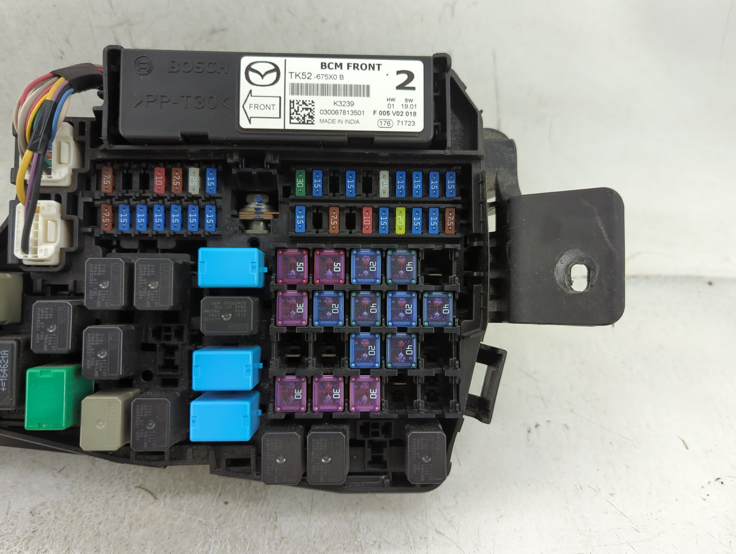 2017-2021 Mazda 6 Fusebox Fuse Box Panel Relay Module P/N:KD45 66760 K7005 Fits Fits 2016 2017 2018 2019 2020 2021 2022 OEM 