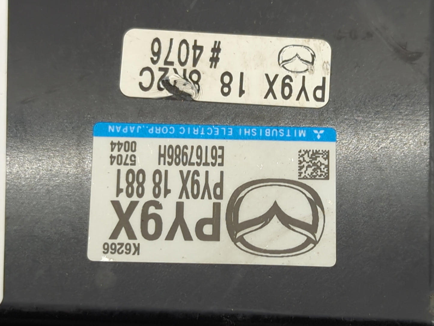 2016-2017 Mazda 6 PCM Engine Control Computer ECU ECM PCU OEM P/N:PY9X 18 881 PY9V 18 881 Fits Fits 2016 2017 2018 OEM Used 