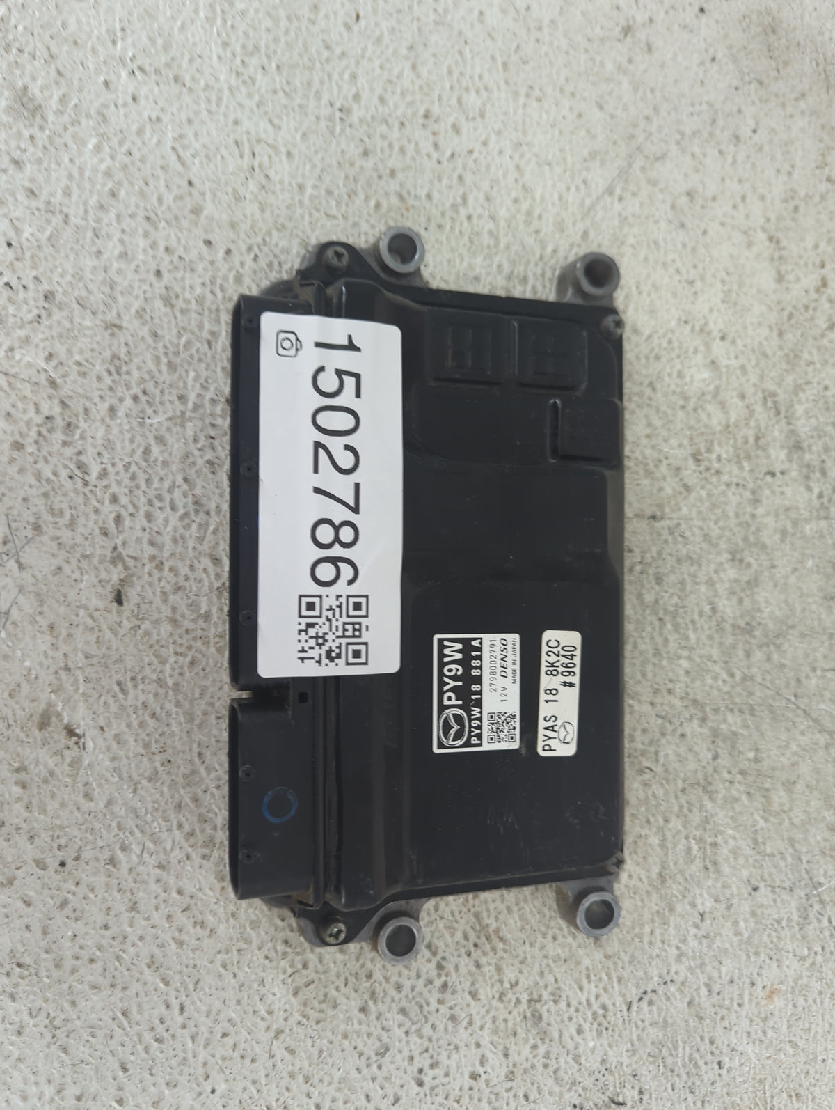 2016-2017 Mazda 6 PCM Engine Control Computer ECU ECM PCU OEM P/N:PY9W18881A PYAS188K2C Fits Fits 2016 2017 2018 OEM Used Au
