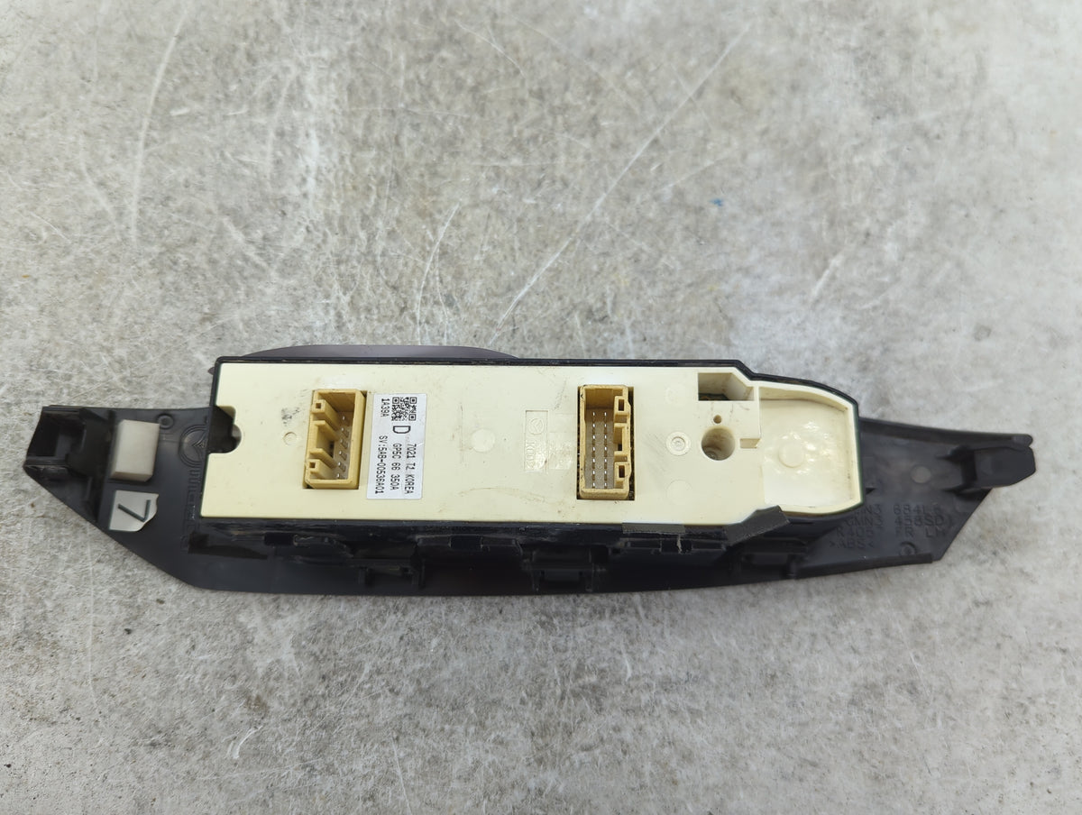 2017 Mazda 6 Master Power Window Switch Replacement Driver Side Left P/N:GP5C 66 350A SV:5AB-00536A01 Fits OEM Used Auto Par