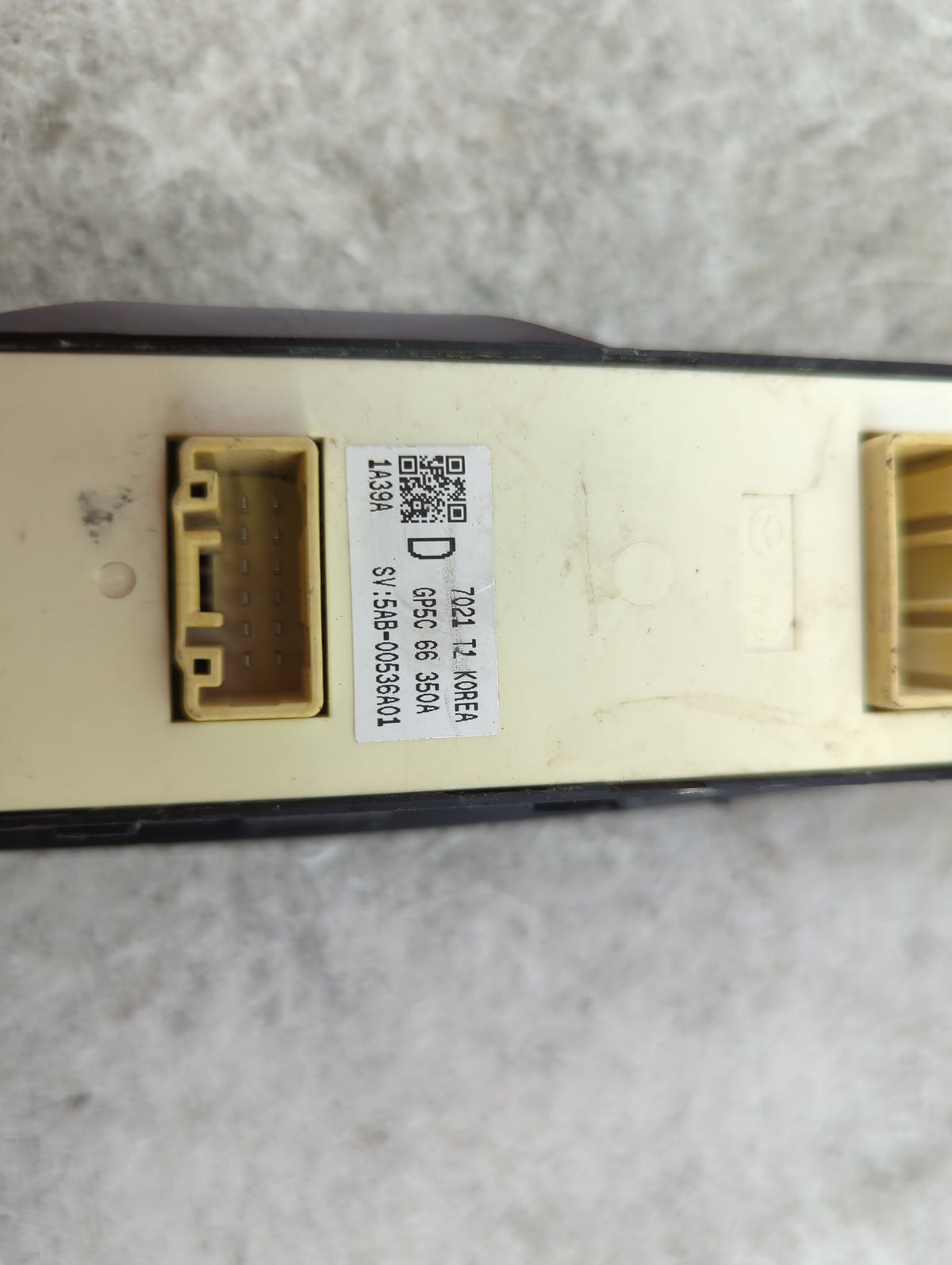 2017 Mazda 6 Master Power Window Switch Replacement Driver Side Left P/N:GP5C 66 350A SV:5AB-00536A01 Fits OEM Used Auto Par