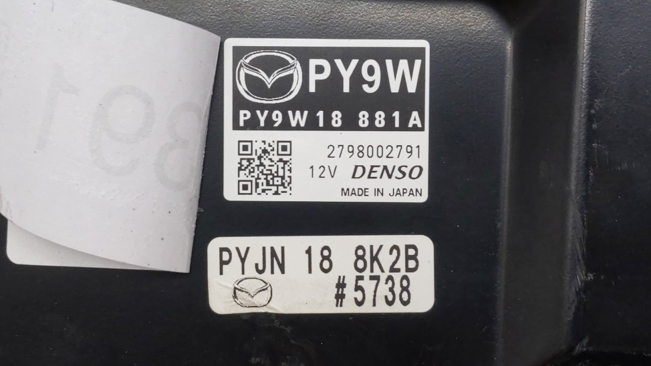 2017 Mazda 6 PCM Engine Control Computer ECU ECM PCU OEM P/N:PSAP 18 881 PY9W 18 881A, PY9W 18 881 Fits OEM Used Auto Parts 