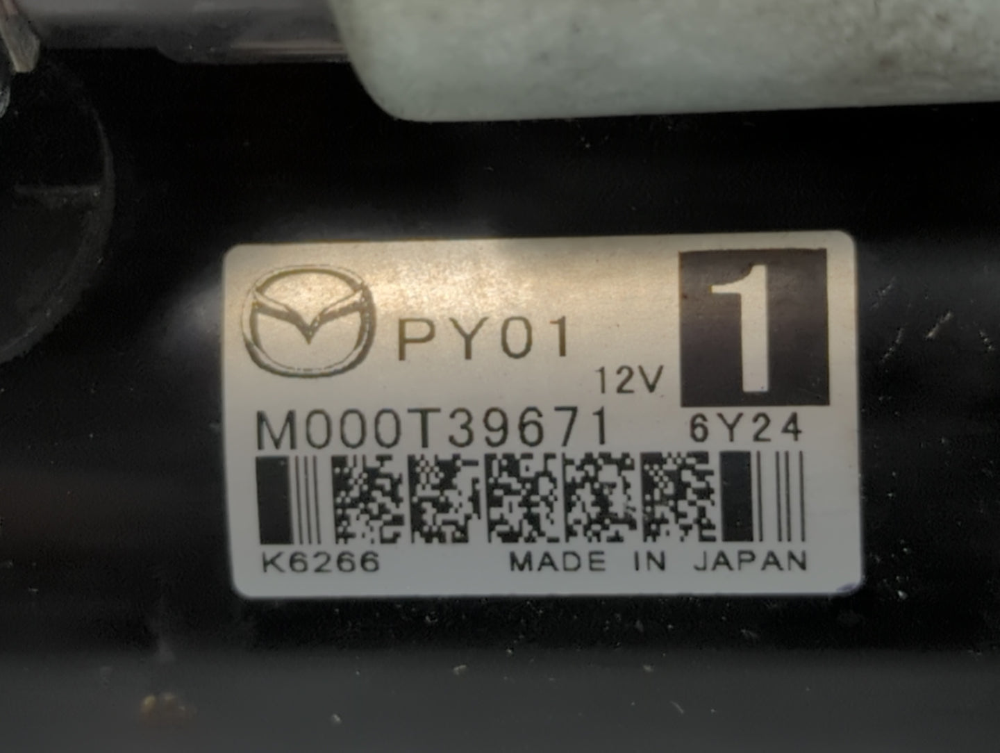 2014-2021 Mazda 6 Car Starter Motor Solenoid OEM P/N:M000T39671 Fits Fits 2014 2015 2016 2017 2018 2019 2020 2021 2022 OEM U